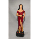 Estatua Pomba Gira 7 Rosas 21cm em gesso