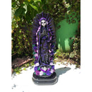 Escultura Imagem De Santa Morte Em Gesso Com Pedraria