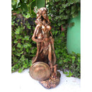Imagem Deusa Freya Em Gesso 27 Cm