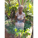 Escultura Imagem Preta Velha Carijó Estatua Umbanda Candomble