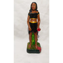 ESTATUETA IMAGEM POMBA GIRA FARRAPO EM GESSO 23CM personalizavel