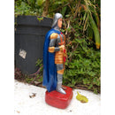 estatueta Imagem Ogun Xoroquê Em Gesso 23 Cm