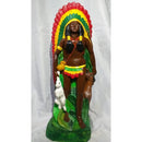 IMAGEM CABOCLA JUREMA EM GESSO 50CM