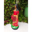 Estatua Imagem Pomba Gira Cigana Em Gesso 23cm