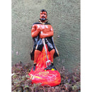 Estatua Imagem Exu Lucifer Em Gesso 23 Cm