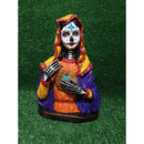 IMAGEM EM GESSO BUSTO SANTA MORTE 30CM