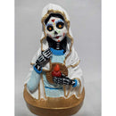 Imagem Busto De Santa Morte Em Gesso 15cm