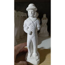 BAIANO ZE DO COCO EM GESSO CRU 22CM