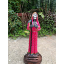 Imagem Santa Morte Em Gesso 21cm