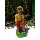 Imagem Preto Velho Em Gesso 13cm