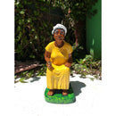 Imagem Preta Velha Em Gesso 13cm