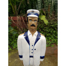 IMAGEM CAPITÃO DO MAR EM GESSO 24 CM