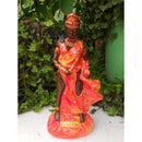 Estatua Orixa Egunita / Ori-ina Em Gesso 24 Cm