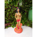 Imagem Pomba Gira Do Fogo Em Gesso 23cm