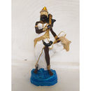 ESTATUA MAE IANSÃ DE BALÉ UMBANDA CANDOMBLE EM GESSO 24 CM