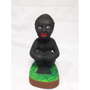 ESCULTURA IMAGEM MESTRE MALUNGUINHO EM GESSO 20CM
