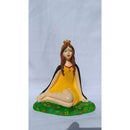 ESTÁTUA NINFA FADA ASA DE BORBOLETA EM GESSO 17CM