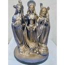 Estatua Deusa Triplice Em Gesso 30 cm