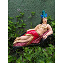 IMAGEM POMBA GIRA CLEOPATRÁ  EM GESSO 17 CM