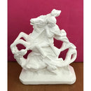 ESCULTURA IMAGEM SÃO JORGE EM GESSO CRU 30CM