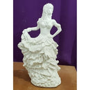ESCULTURA IMAGEM POMBA GIRA EM GESSO CRU 26 CM