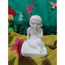 IMAGEM ERE MENINO ESTATUA GESSO CRU 12 CM UMBANDA CANDOMBLE