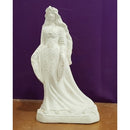 ESTÁTUA IEMANJÁ EM GESSO CRU 43 CM