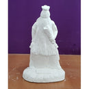 ESTÁTUA ORIXÁ OBALUAÊ EM GESSO CRU 22 CM