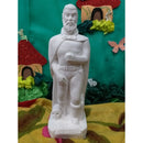 ESTÁTUA ORIXA EXU TRANCA RUA DAS ALMAS EM GESSO CRU 24 CM