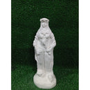 IMAGEM POMBA GIRA 7 ROSAS 23 CM EM GESSO CRU