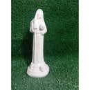 ESTATUETA IMAGEM SANTA MORTE EM GESSO 21cm Gesso Cru