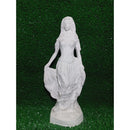 IMAGEM POMBA GIRA CIGANA 23CM EM GESSO CRU