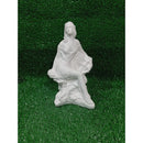 IMAGEM MENINA DA PRAIA 17CM EM GESSO CRU