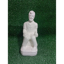 Imagem Preto Velho Pai Benedito em Gesso Cru 18CM