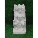 ESTATUA MAGEM EXU REI 20CM  EM GESSO CRU