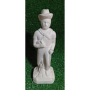 ESCULTURA MESTRE MALUNGUINHO 21 CM EM GESSO CRU