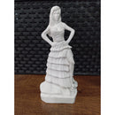 ESCULTURA POMBA GIRA 14 CM EM GESSO CRU