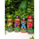 IMAGEM DE CABOCLOS EM GESSO 11CM 06 un
