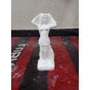 IMAGEM CABOCLA IARA EM GESSO 20CM gesso cru